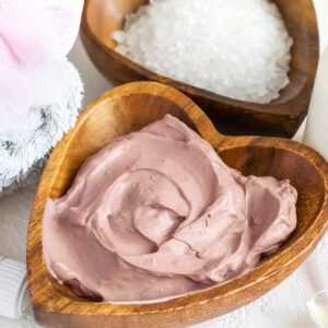 Pink Clay used to make face mask and skin care products